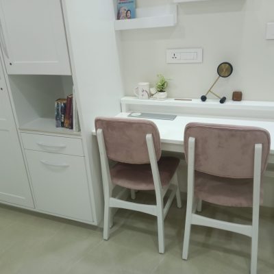 corian use on study table also